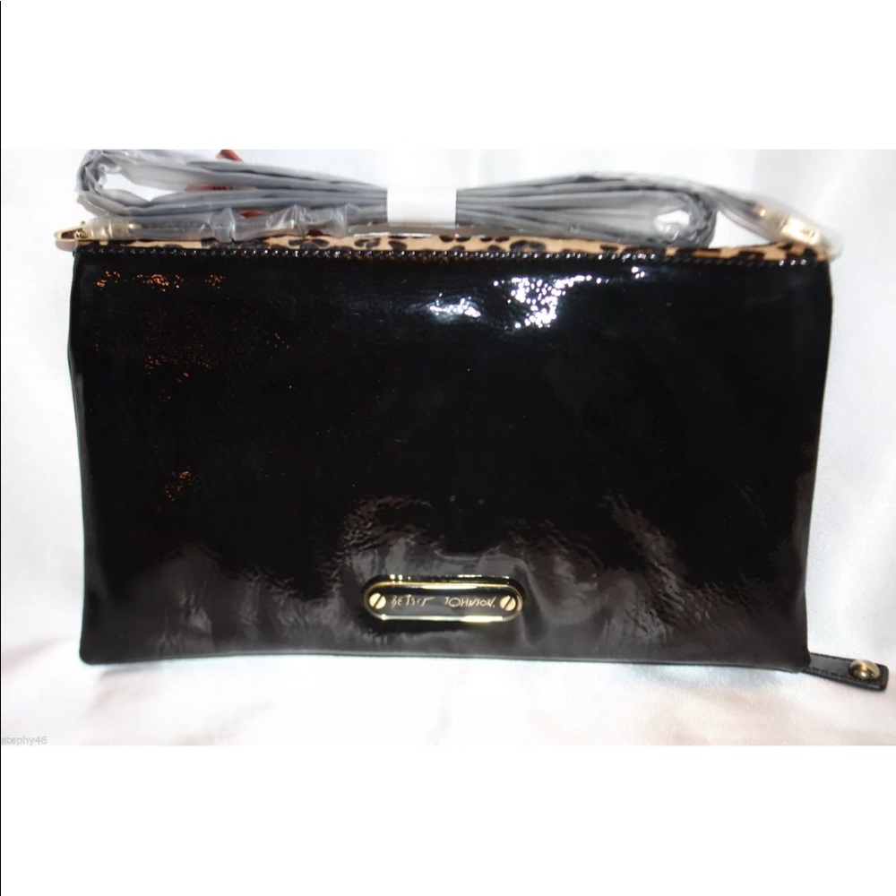 Betsey Johnson calf hair clutch Shoulder bag - Picture 4 of 8